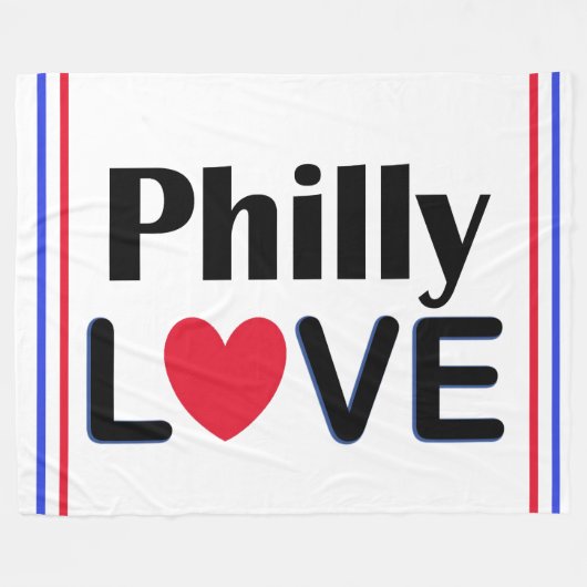 Couverture Polaire Philly Love (Devant (Horizontal))