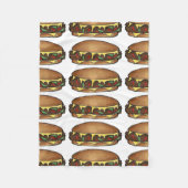 Couverture Polaire Philly PA Cheese Steak Cheesesteak Sandwich Footy (Devant)