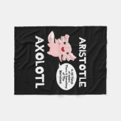 Couverture Polaire Philosophie historique Aristote Axolotl Citation P (Devant (Horizontal))