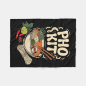 Couverture Polaire Pho Kit Vietnamese Noodle Soup Bowl Herbs Lime Chi (Devant (Horizontal))
