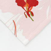 Couverture Polaire Phoenix Oiseau Et Phoenix Fleur Motif Sans Faille (Coin)