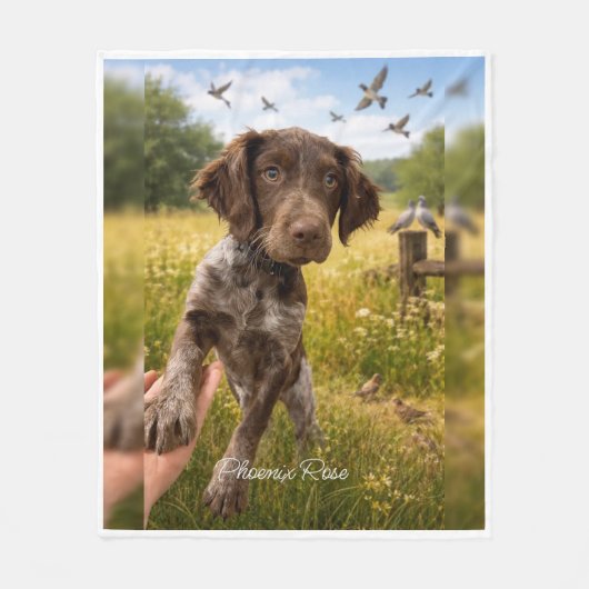 Couverture Polaire Phoenix Rose, Forever Loyal Sherpa Throw Blanket (Devant)