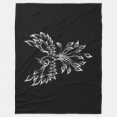 Couverture Polaire Phoenix se lève sur le noir (Devant)