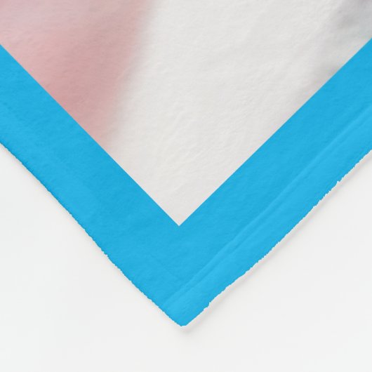 Couverture Polaire Photo Bleu Bébé (Coin)