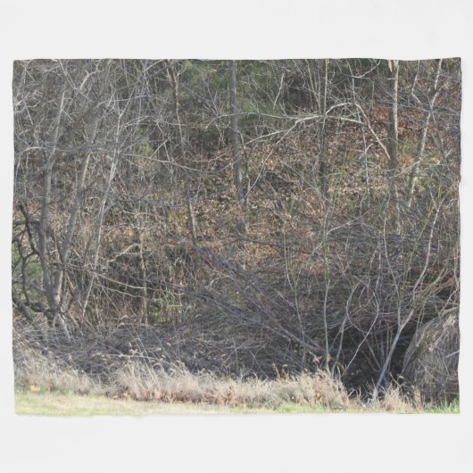 COUVERTURE POLAIRE PHOTO CAMO #25 FLEECE BLANKET (Devant (Horizontal))