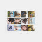 Couverture Polaire Photo collage (Devant (Horizontal))
