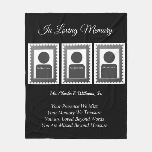 Couverture Polaire Photo commémorative (Devant)