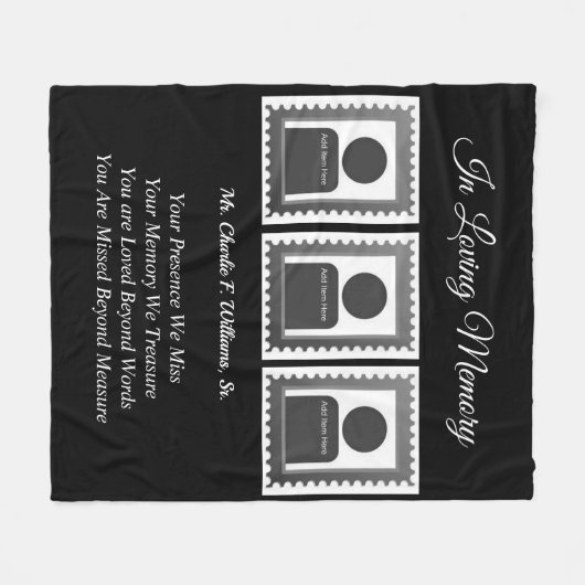 Couverture Polaire Photo commémorative (Devant (Horizontal))