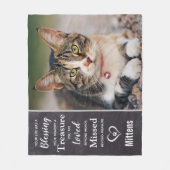 Couverture Polaire Photo commémorative de l'animal de compagnie (Devant)