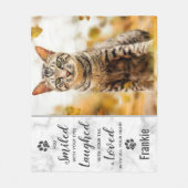 Couverture Polaire Photo commémorative du chat (Devant)