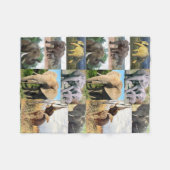 Couverture Polaire Photo couleur éléphant (Devant (Horizontal))