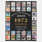 Couverture Polaire Photo d'anniversaire (Devant)