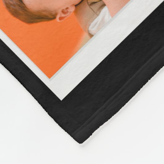 Couverture Polaire Photo d'anniversaire (Coin)