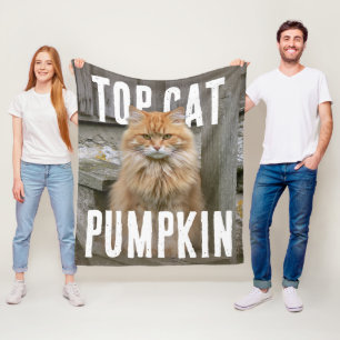 Couverture Polaire Photo de chat Top Cat PhotoPop