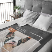 Couverture Polaire Photo de chien moderne | Devis de chien