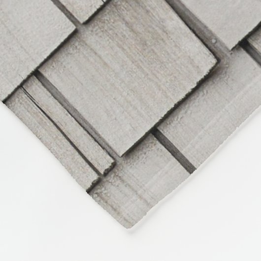 Couverture Polaire Photo de clôture de bardeaux de toit gris (Coin)