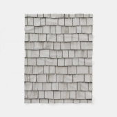 Couverture Polaire Photo de clôture de bardeaux de toit gris (Devant)