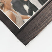 Couverture Polaire Photo de Custom Collage Rustic Farmhouse Family (Coin)