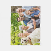 Couverture Polaire Photo de famille (Devant)