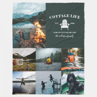 Couverture Polaire Photo de famille multiphoto 