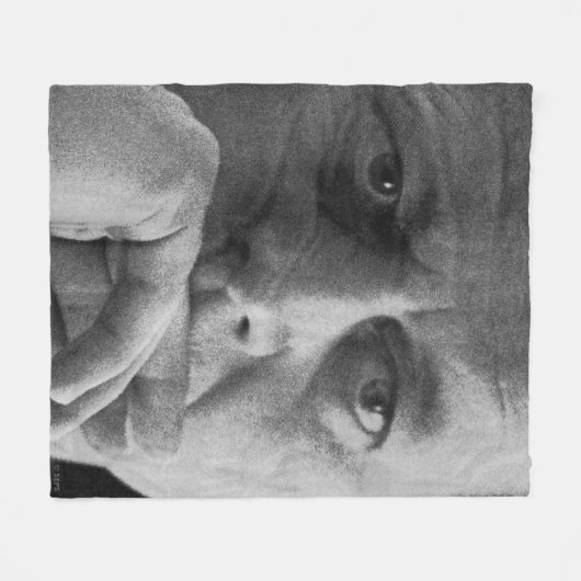 Couverture Polaire Photo de John F. Kennedy (Devant (Horizontal))