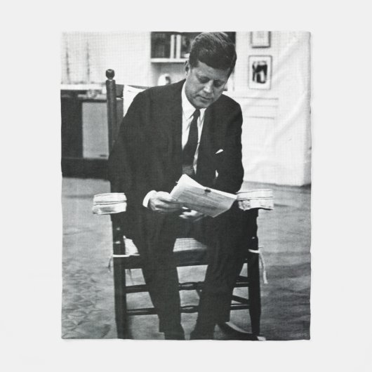 Couverture Polaire Photo de John F. Kennedy 2 (Devant)