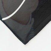 Couverture Polaire Photo de mariage personnalisée (Coin)