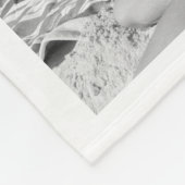 Couverture Polaire Photo de Snowflake Typografy Holiday Christmas (Coin)