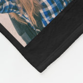 Couverture Polaire Photo des meilleurs amis noir (Coin)