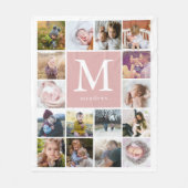 Couverture Polaire Photo du monogramme familial (Devant)