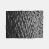 Couverture Polaire Photo en niveaux de gris de la mer (Devant (Horizontal))