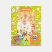 Couverture Polaire Photo enfant personnalisée mignonne (Devant)