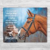 Couverture Polaire Photo Equine du souvenir du cheval de compagnie pe