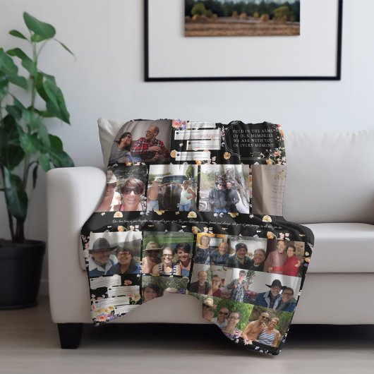 Couverture Polaire Photo et captures de messages | Mémorial floral