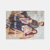 Couverture Polaire Photo et/ou texte faits sur commande (Devant (Horizontal))