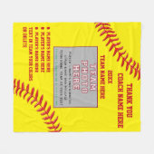 Couverture Polaire Photo et vos cadeaux des textes pour des (Devant (Horizontal))