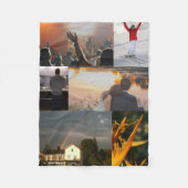 Couverture Polaire Photo faite sur commande personnalisée (Devant)