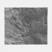 COUVERTURE POLAIRE PHOTO GRAYSCALE DE FORMATION ROCK (Devant (Horizontal))