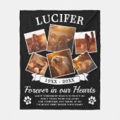 Couverture Polaire Photo In Love Memory Chien (Devant)