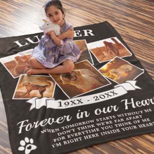 Couverture Polaire Photo In Love Memory Chien