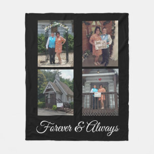 Couverture Polaire Photo mariage Pour Toujours Et Toujours Personnali