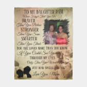 Couverture Polaire Photo mère-fille (Devant)