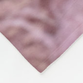 Couverture Polaire Photo mignonne avec nom Bébé Fleece Blanche photo (Coin)