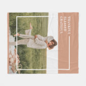 Couverture Polaire Photo moderne de Family | Thankful (Devant (Horizontal))
