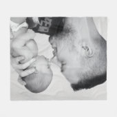 Couverture Polaire Photo personnalisée (Devant (Horizontal))