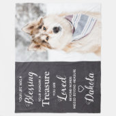 Couverture Polaire Photo personnalisée de la garde commémorative de l (Devant)