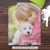 Couverture Polaire Photo personnalisée et nom