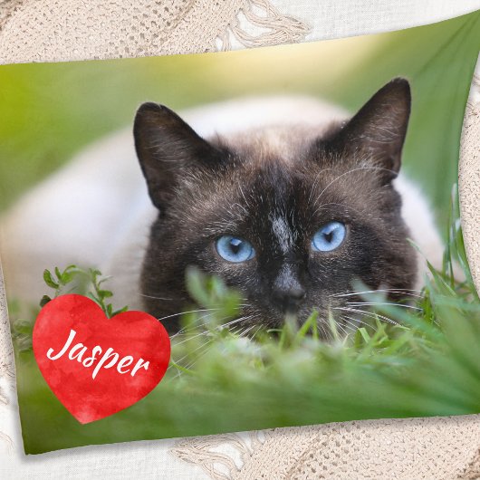 Couverture Polaire Photo pour animaux de compagnie chic moderne Amour