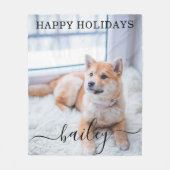 Couverture Polaire Photo pour animaux de compagnie moderne simple et  (Devant)