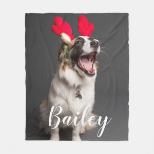 Couverture Polaire Photo simple joueuse moderne pour animal de compag